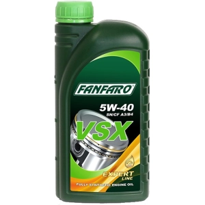 Aceite de motor Fanfaro VSX 5W-40 1L