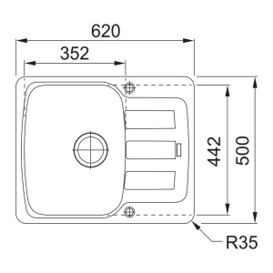 Franke Antea AZG 611-62 114.0499.158