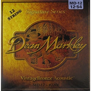 Cuerdas Dean Markley Vintage Bronze Acoustic 12-String MED