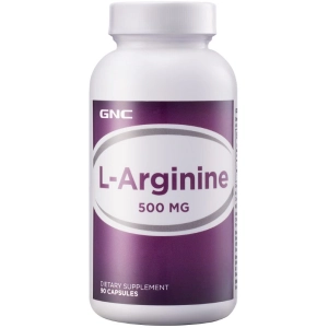 Aminoácidos GNC L-Arginine 500 90 cap