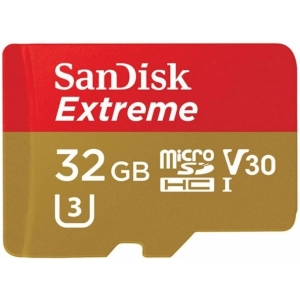 Tarjeta de memoria SanDisk Extreme Action V30 microSDHC UHS-I U3 32Gb