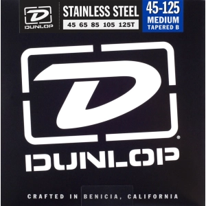 Cadenas Dunlop Stainless Steel 5-String Bass Medium TB 45-125