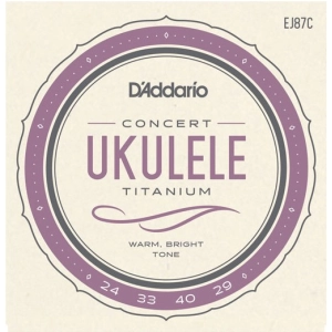 Cadenas DAddario Titanium Ukulele Concert