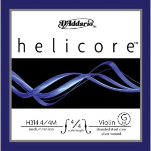 Cuerdas DAddario Helicore Single G Violin 4/4 Medium