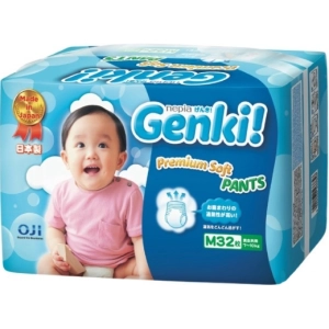 Pañales Genki Premium Soft Pants M / 32 pcs