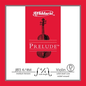 Cadenas DAddario Prelude Single D Violin 4/4 Medium