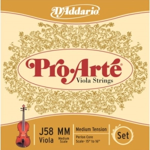 Cadenas DAddario Pro-Arte Viola MM