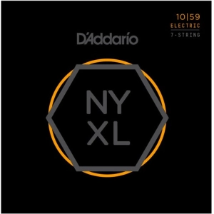 Cadenas DAddario NYXL Nickel Wound 7-String 10-59