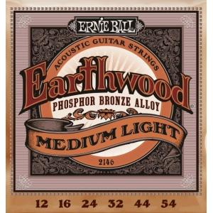 Cadenas Ernie Ball Earthwood Phosphor Bronze 12-54