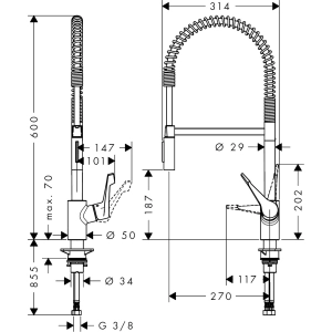 Hansgrohe Cento XXL 14806000