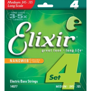 Cadenas Elixir Bass Nanoweb 45-105