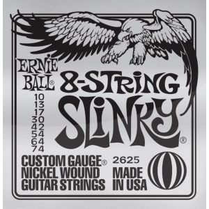 Cadenas Ernie Ball Slinky Nickel Wound 8-String 10-74