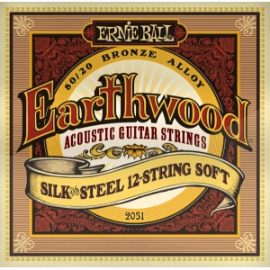 Cadenas Ernie Ball Earthwood 80/20 Bronze Silk 12-String 9-46