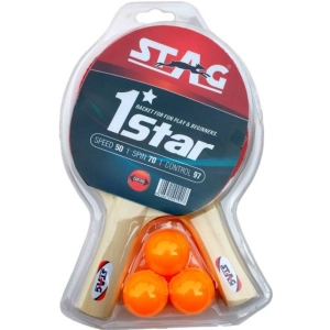 Raqueta de tenis de mesa Stag Stag One Star Play Set Two Bats