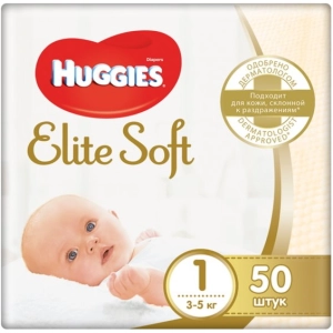 Pañales Huggies Elite Soft 1 / 50 pcs