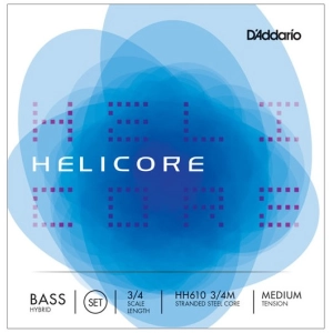 Cuerdas DAddario Helicore Hybrid Double Bass 3/4 Medium