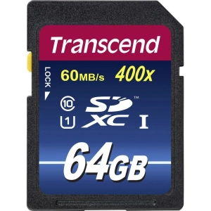 Tarjeta de memoria Transcend Premium 400x SDXC Class 10 UHS-I 64Gb