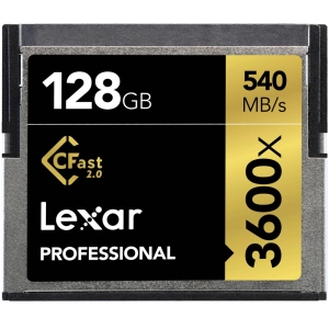 Tarjeta de memoria Lexar Professional 3600x CompactFlash 128Gb