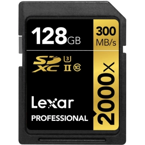 Tarjeta de memoria Lexar Professional 2000x SDXC UHS-II 128Gb