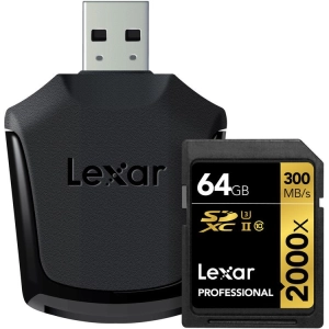 Lexar Professional 2000x SDXC UHS-II 128Gb