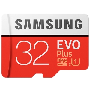 Tarjeta de memoria Samsung EVO Plus 100 Mb/s microSDHC UHS-I 32Gb