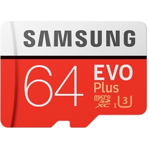 Tarjeta de memoria Samsung EVO Plus 100 Mb/s microSDXC UHS-I U3