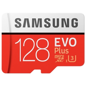 Tarjeta de memoria Samsung EVO Plus 100 Mb/s microSDXC UHS-I U3 128Gb