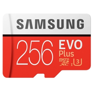 Tarjeta de memoria Samsung EVO Plus 100 Mb/s microSDXC UHS-I U3 256