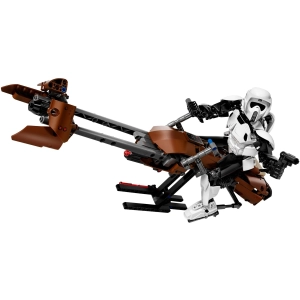 Constructor Lego Scout Trooper and Speeder Bike 75532