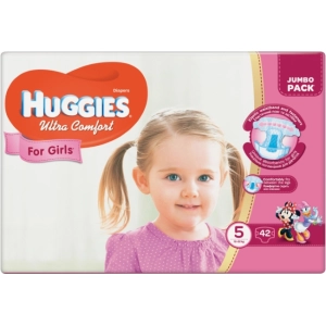 Pañales Huggies Ultra Comfort Girl 5 / 42 pcs