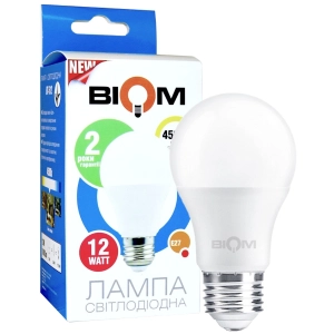 Bombilla Biom BT-512 A60 12W 4500K E27