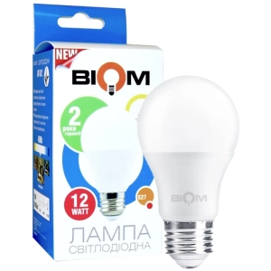 Bombilla Biom BT-511 A60 12W 3000K E27