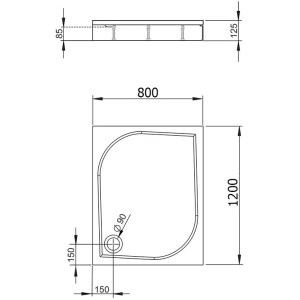 Radaway Paros D MBD8012