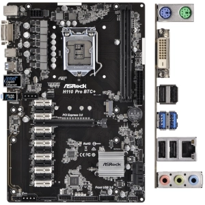 Placa base ASRock H110 Pro BTC+