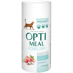 Comida para gatos Optimeal Adult Sterilised with Turkey 0,65 kg