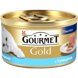 Comida para gatos Gourmet Packaging Gold Canned with Tuna 0,085 kg