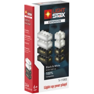 Constructor Light Stax Solid Black and White Expansion Set S11002