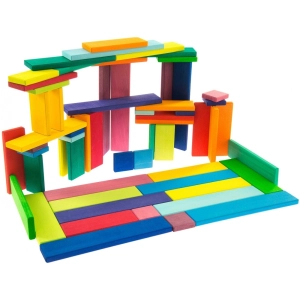 Constructor Nic Building Blocks Rainbow Colors 523302