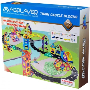 Constructor Magplayer Train Castle Set MPK-99