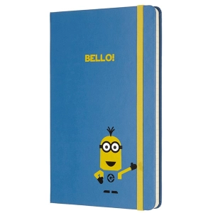 Bloc de notas Moleskine Minions Ruled Blue