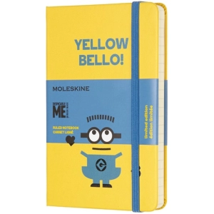 Bloc de notas Moleskine Minions Ruled Pocket Yellow