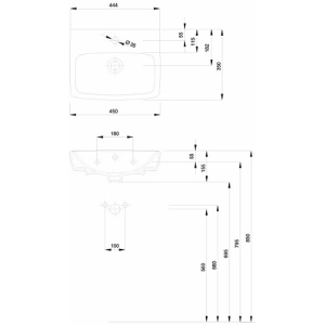 Lavabo Kolo Nova Pro 45 M32146