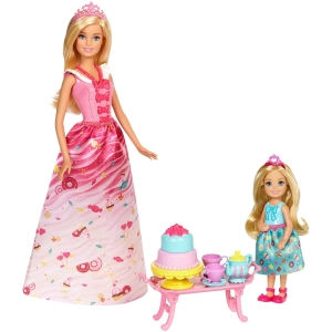 Muñeco Barbie Dreamtopia Sweetville Princess Tea Party FDJ19