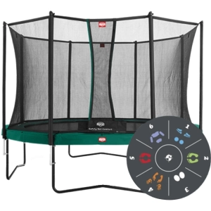 Trampolín Berg Favorit 430 Tattoo Safety Net Comfort