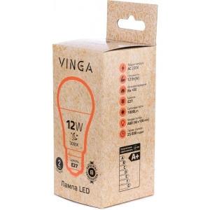 Vinga A60 12W 3000K E27