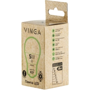 Vinga G45 5W 4000K E27