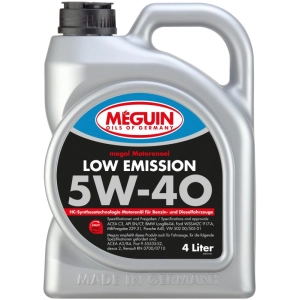 Aceite de motor Meguin Low Emission 5W-40 4L