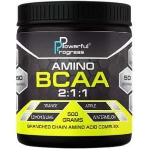 Aminoácidos Powerful Progress Amino BCAA 2-1-1 500 g