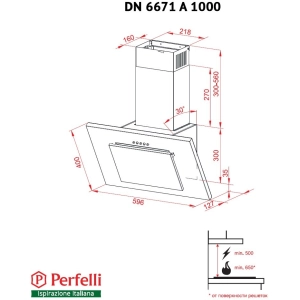 Perfelli DN 6671 A 1000 W