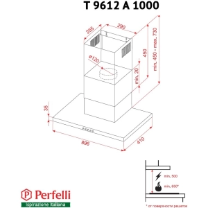 Perfelli T 9612 A 1000 W LED